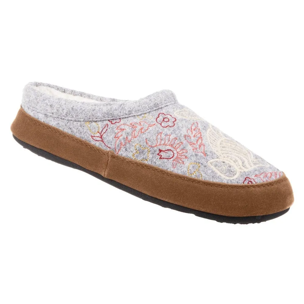 Acorn Women's Forest Mule Slippers- Heather Hare
