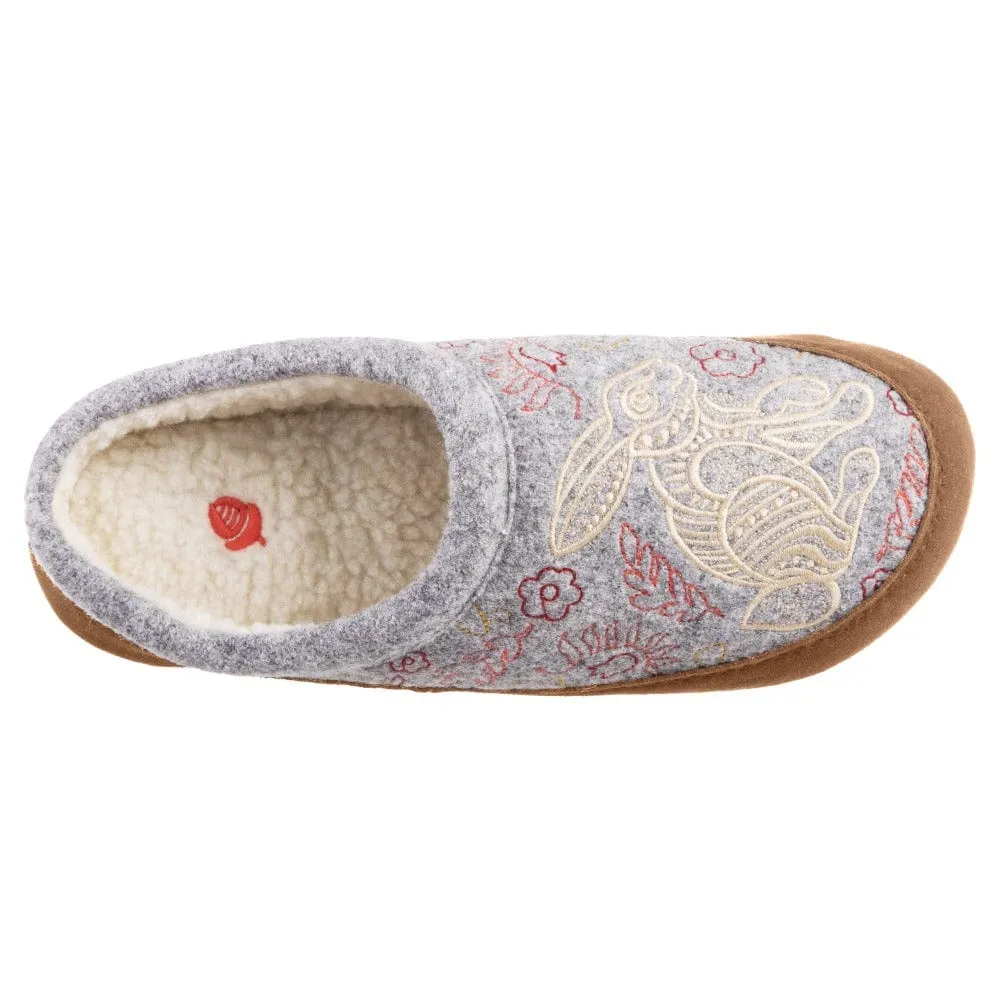Acorn Women's Forest Mule Slippers- Heather Hare