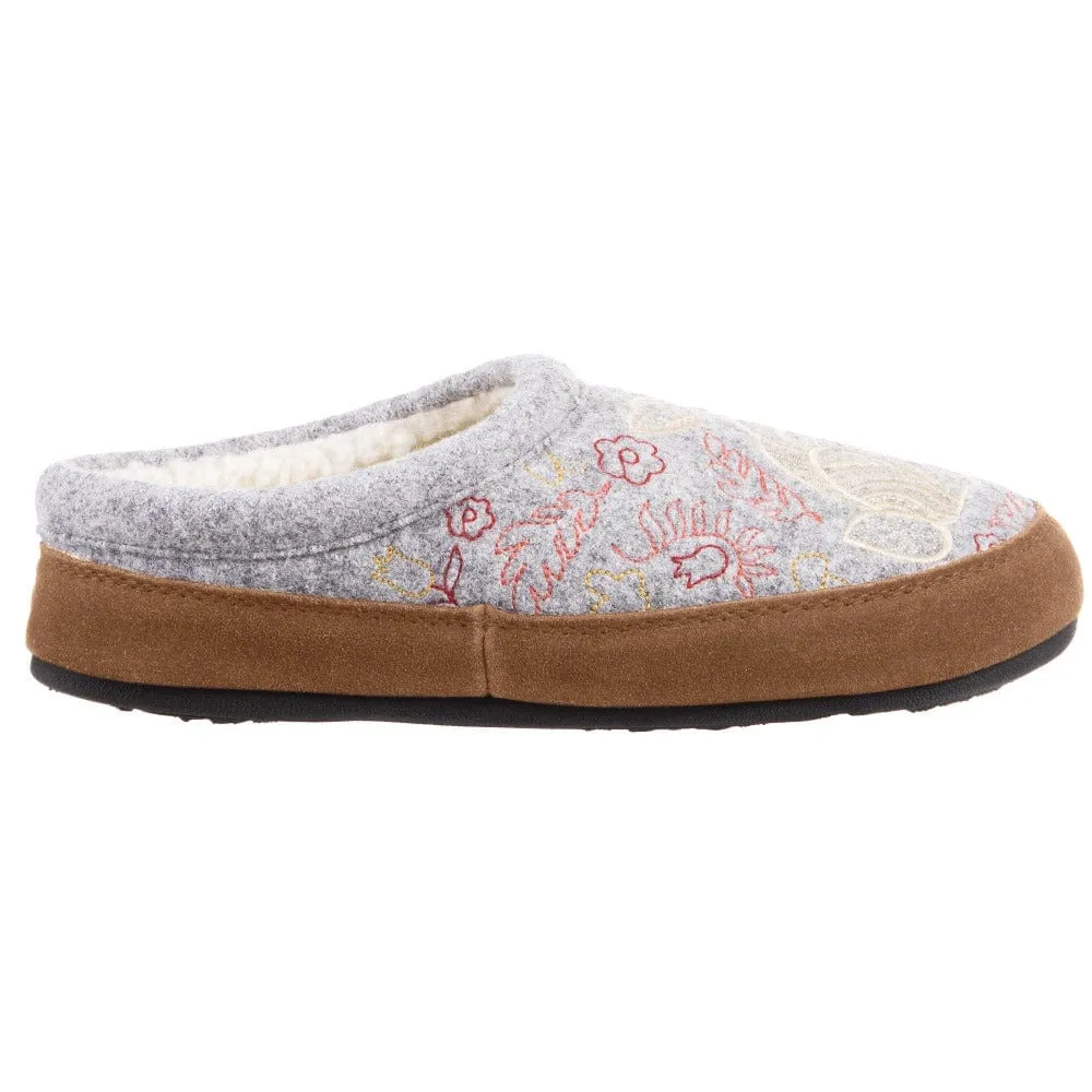 Acorn Women's Forest Mule Slippers- Heather Hare