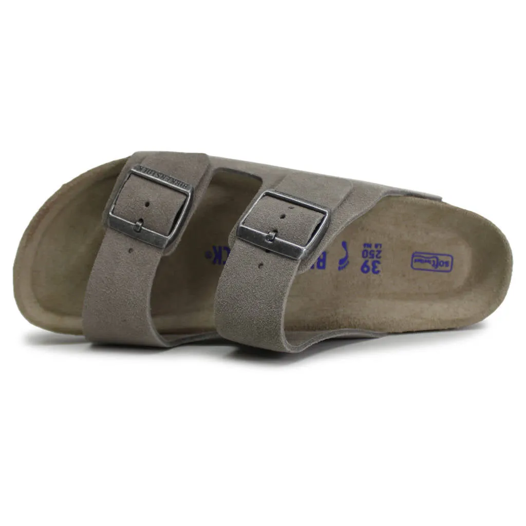 Birkenstock Arizona Suede Leather Unisex Slide Sandals