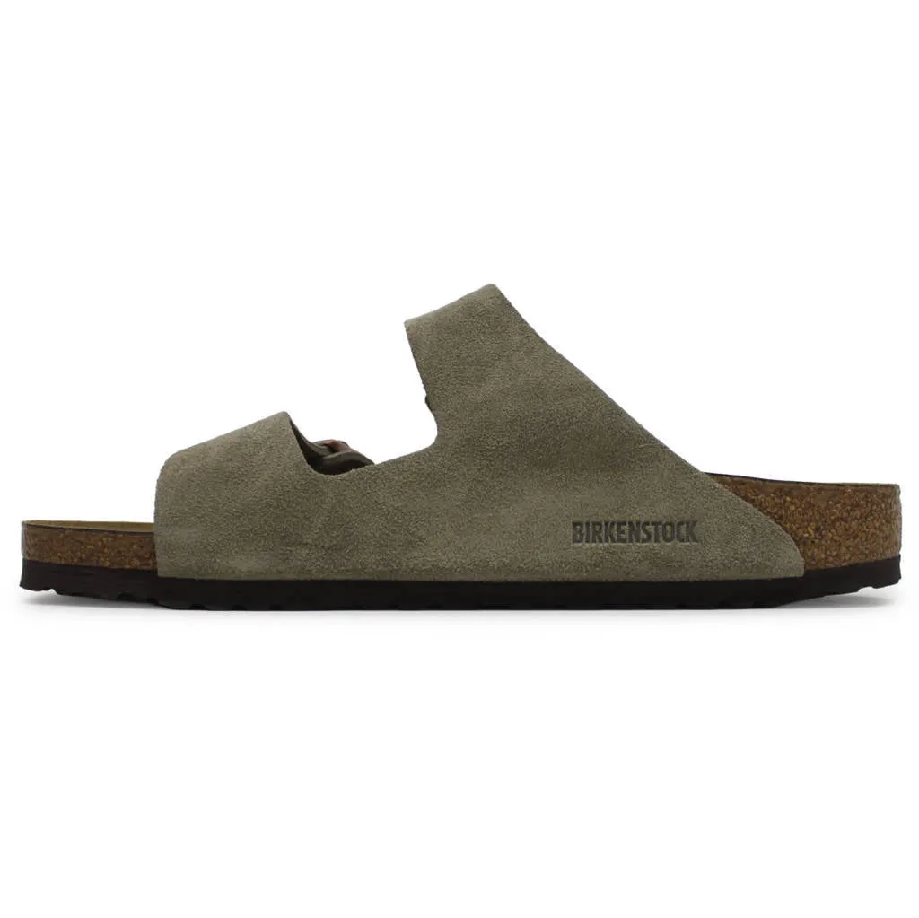 Birkenstock Arizona Suede Leather Unisex Slide Sandals
