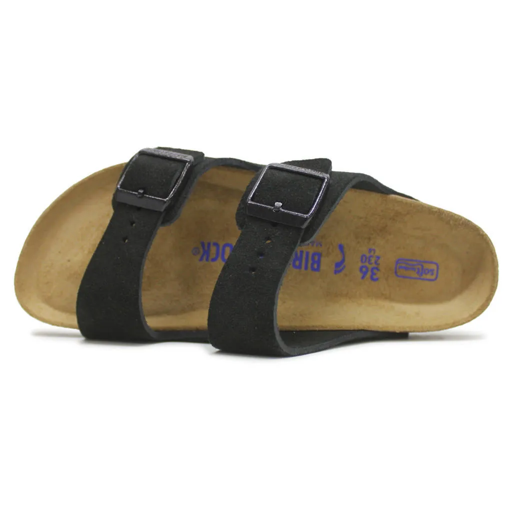 Birkenstock Arizona Suede Leather Unisex Slide Sandals