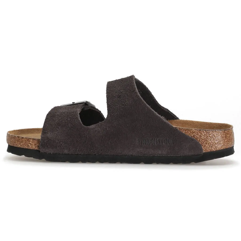 Birkenstock Arizona Suede Leather Unisex Slide Sandals