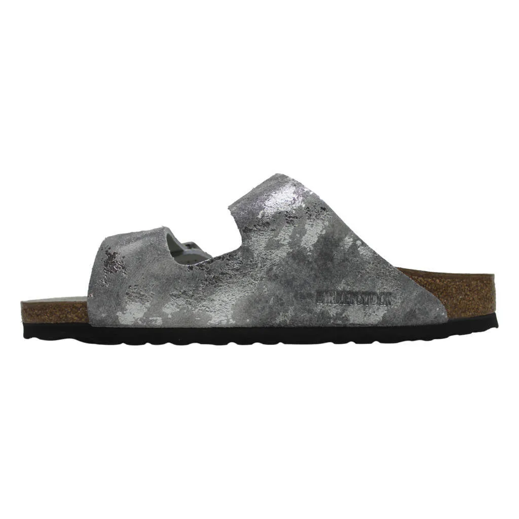 Birkenstock Arizona Suede Leather Unisex Slide Sandals