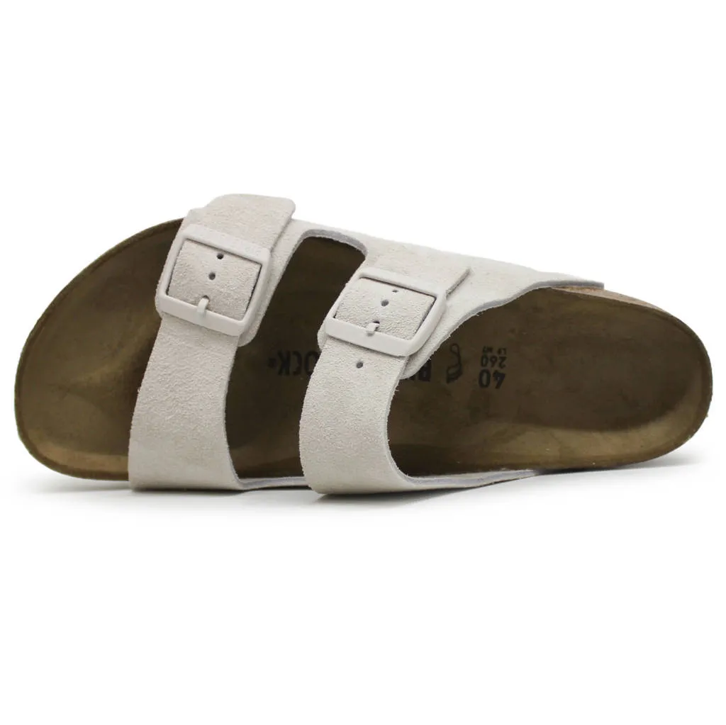 Birkenstock Arizona Suede Leather Unisex Slide Sandals