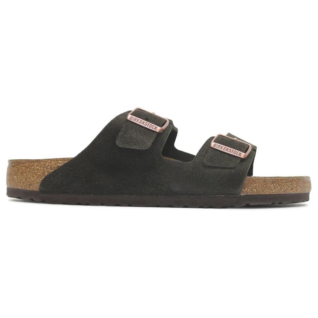 Birkenstock Arizona Suede Leather Unisex Slide Sandals