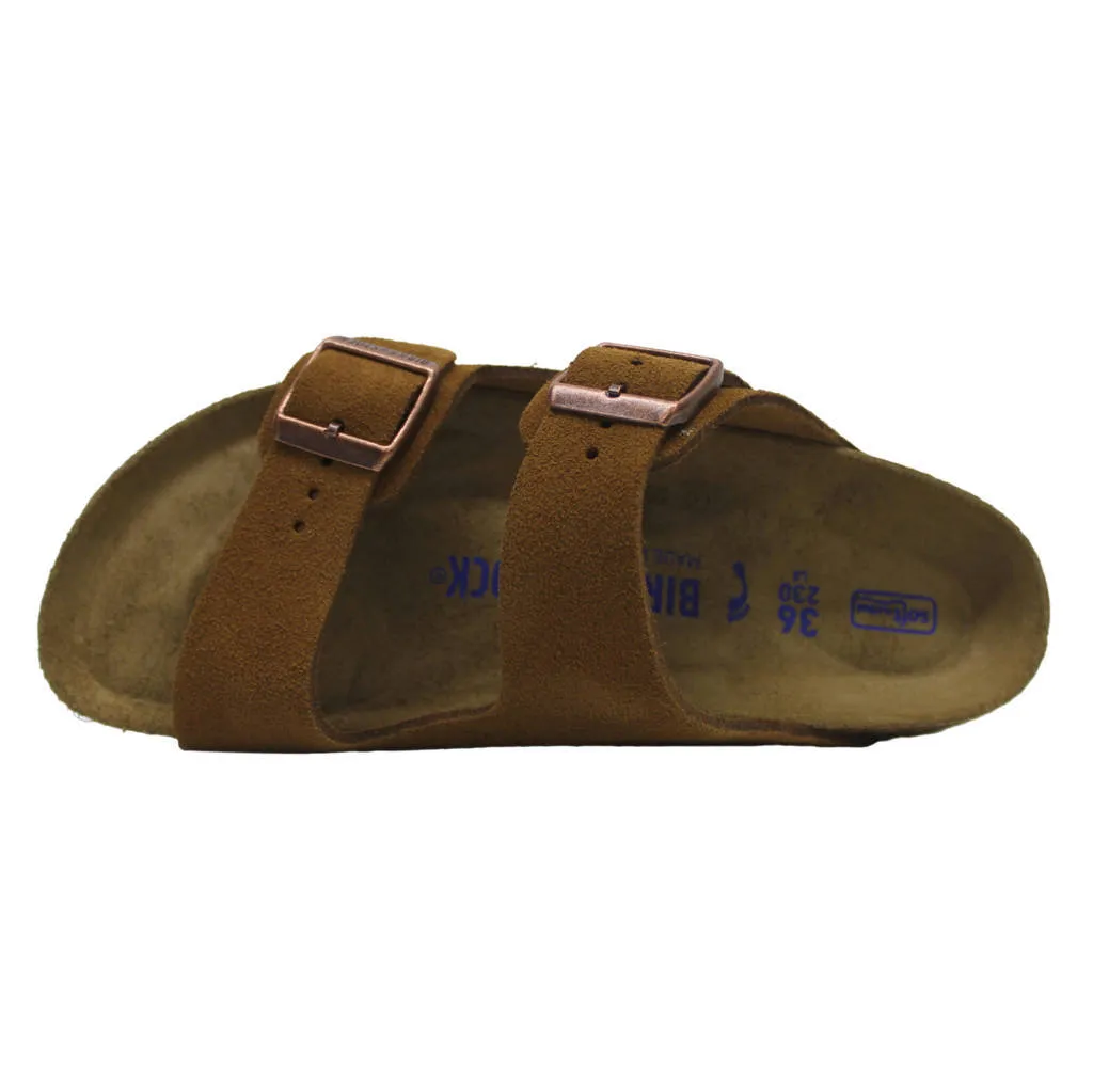 Birkenstock Arizona Suede Leather Unisex Slide Sandals