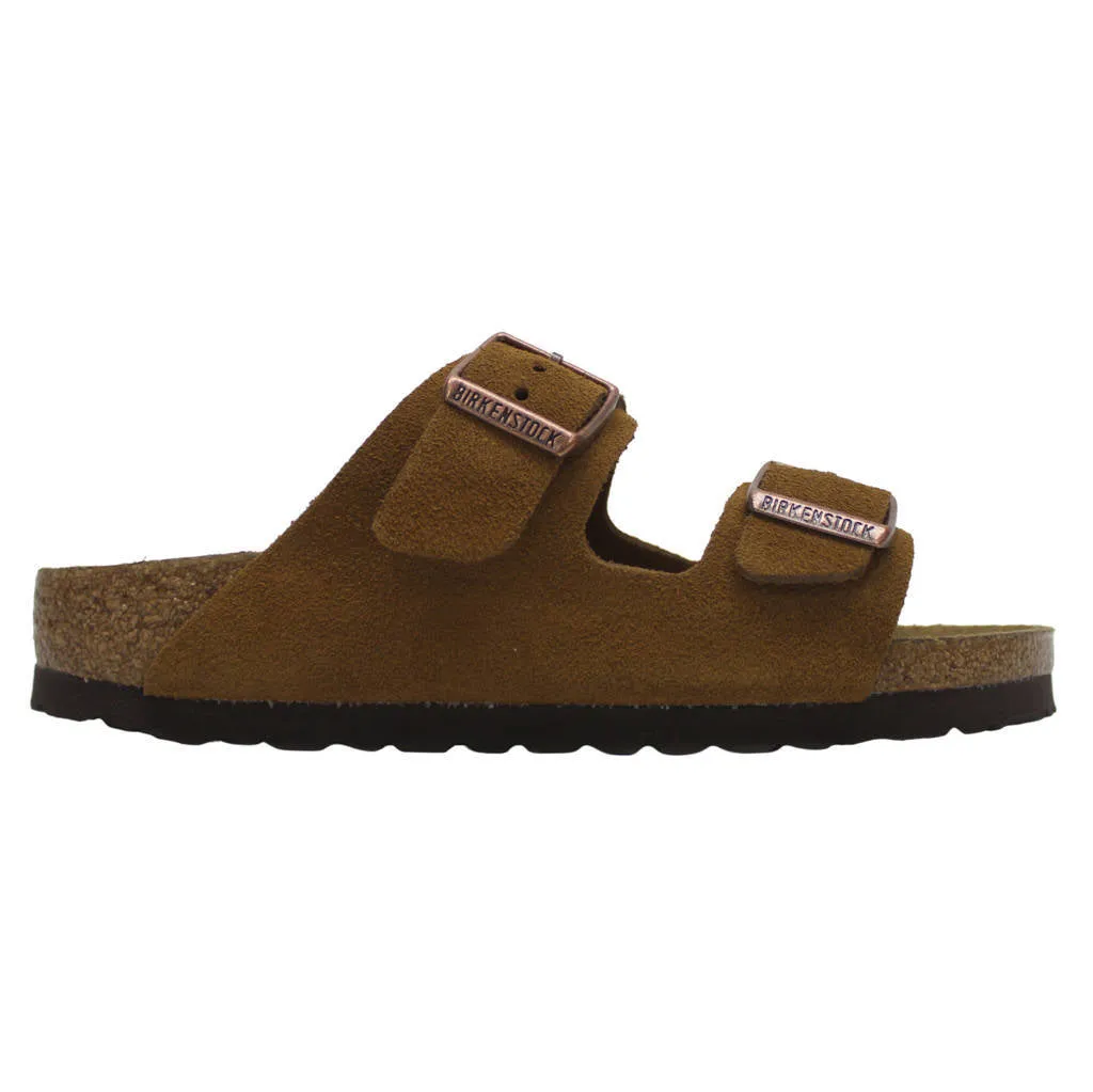 Birkenstock Arizona Suede Leather Unisex Slide Sandals