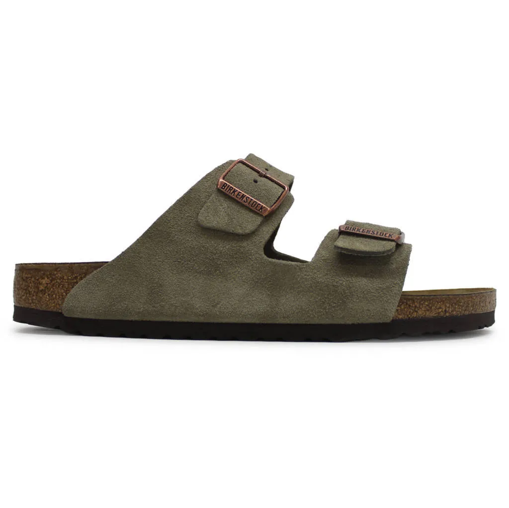 Birkenstock Arizona Suede Leather Unisex Slide Sandals