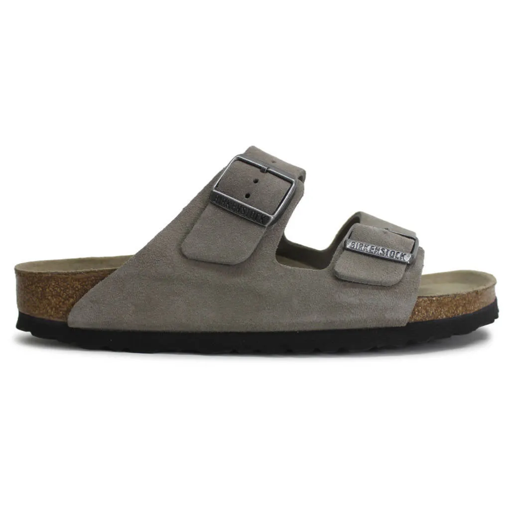Birkenstock Arizona Suede Leather Unisex Slide Sandals