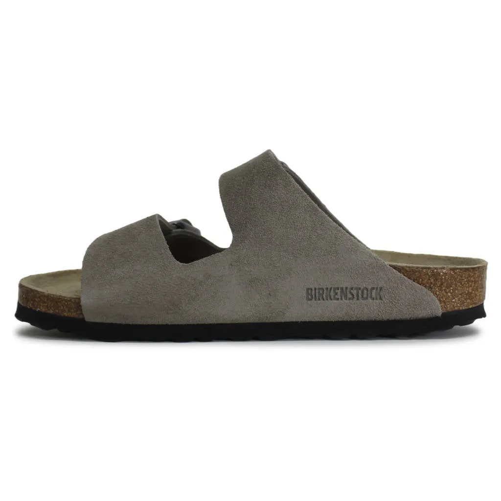 Birkenstock Arizona Suede Leather Unisex Slide Sandals