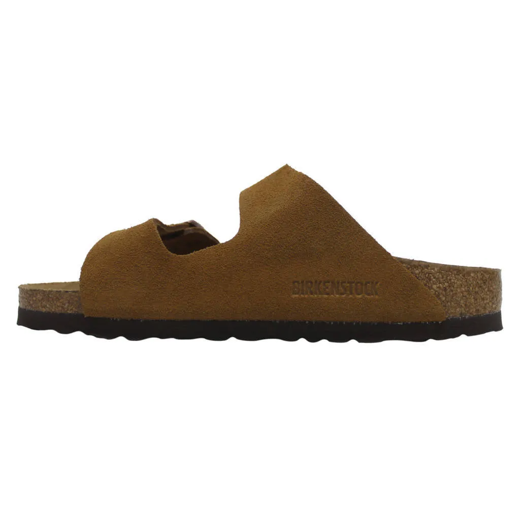 Birkenstock Arizona Suede Leather Unisex Slide Sandals