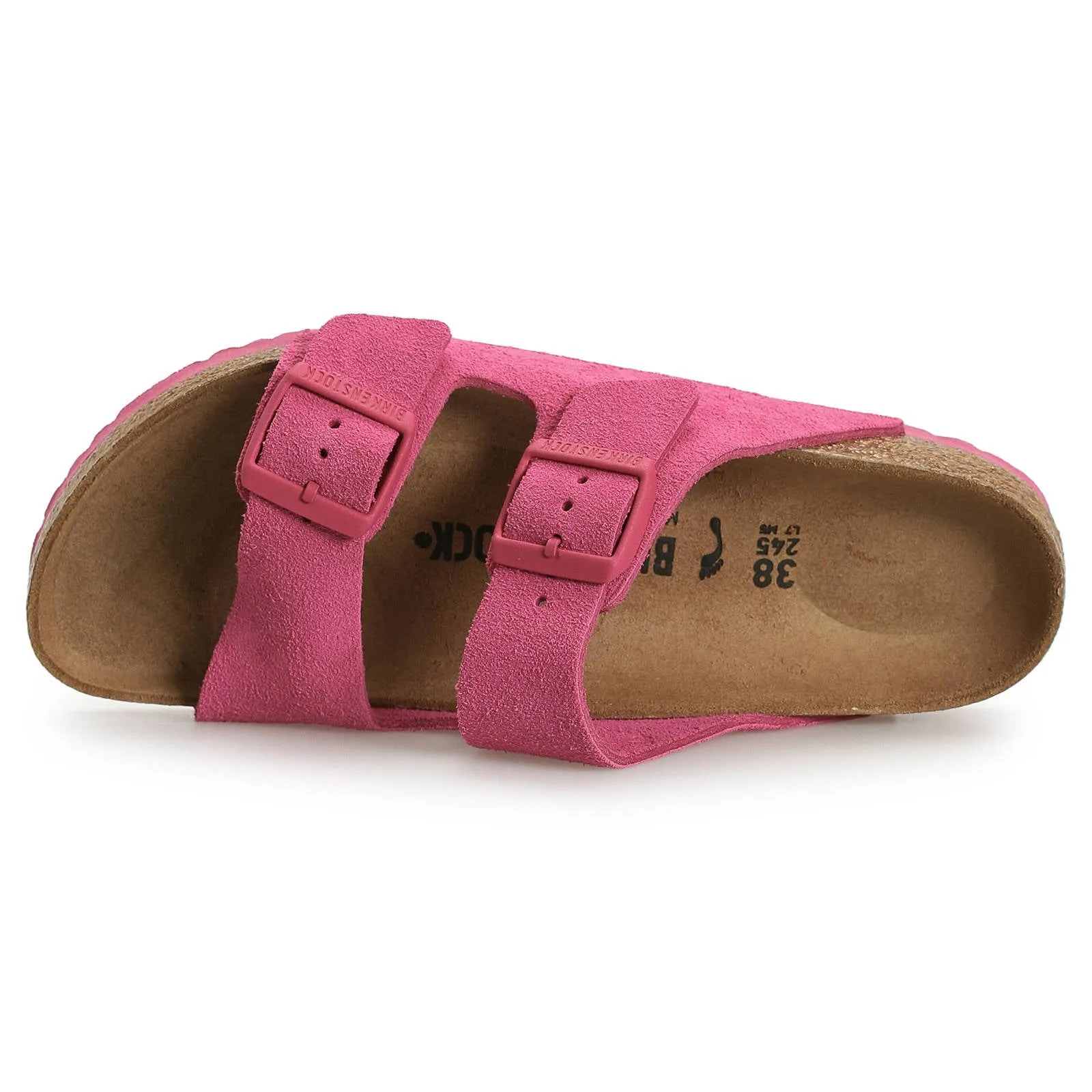 Birkenstock Arizona Suede Leather Unisex Slide Sandals