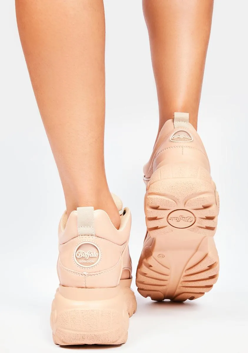 Biscuit Classic Low Leather Platform Sneakers