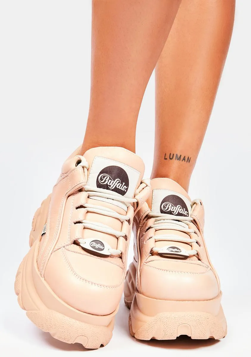 Biscuit Classic Low Leather Platform Sneakers
