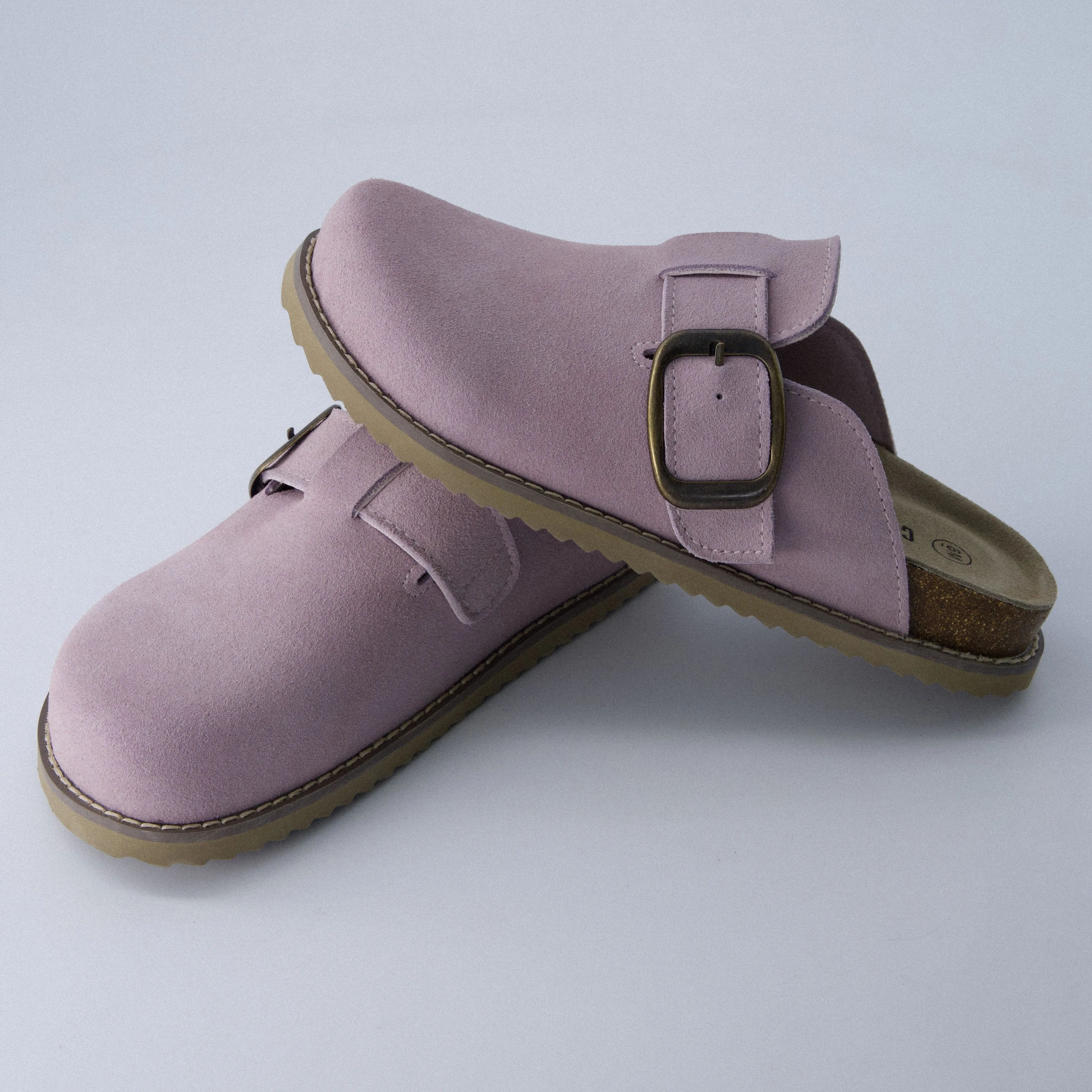 Blain Suede Slip-On Clogs