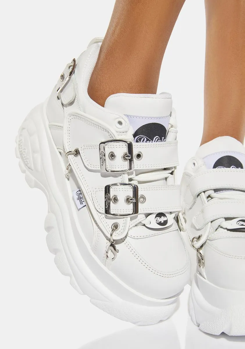 Buckle Classic Low Leather Sneakers