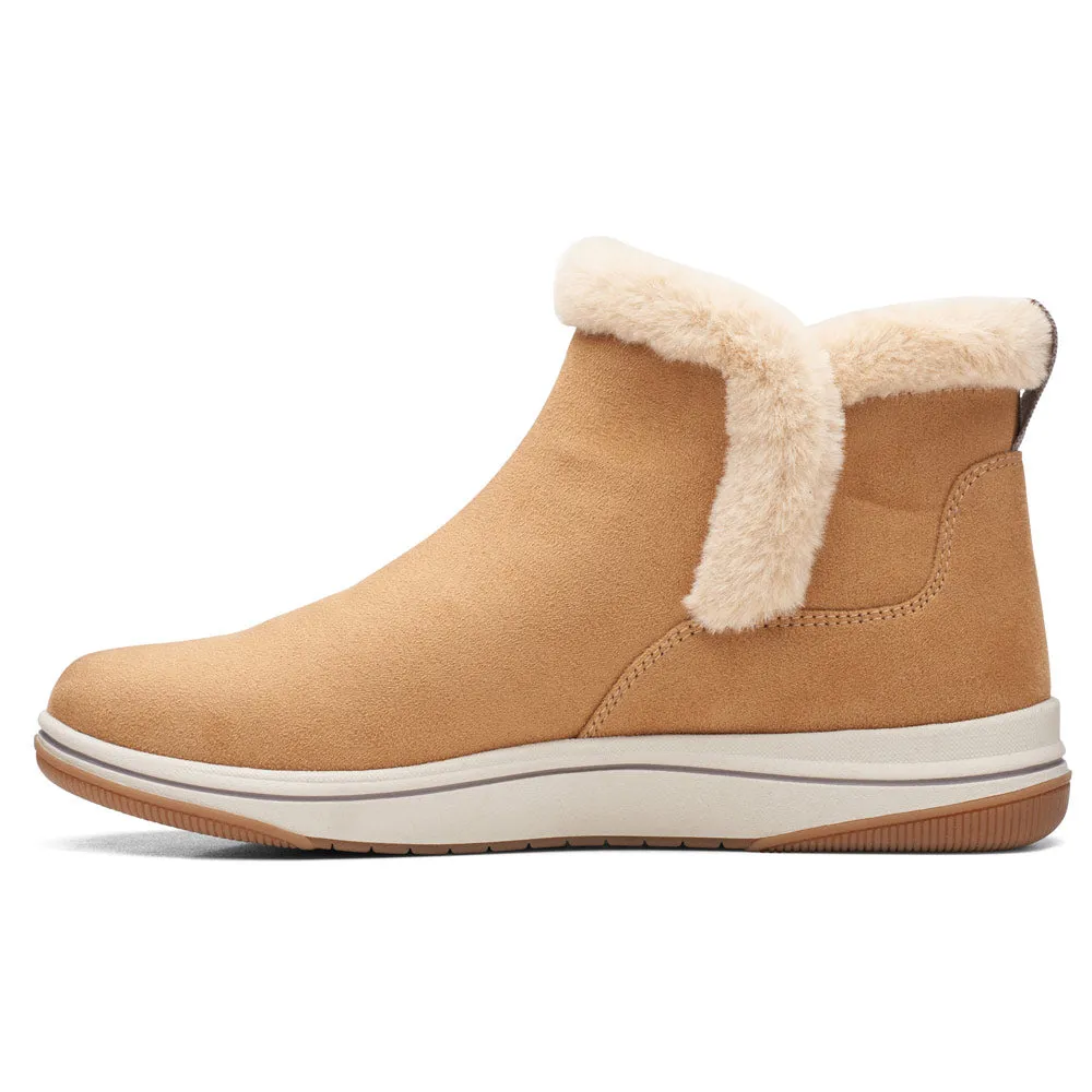 Clarks Breeze Fur Bootie Tan (Women's)