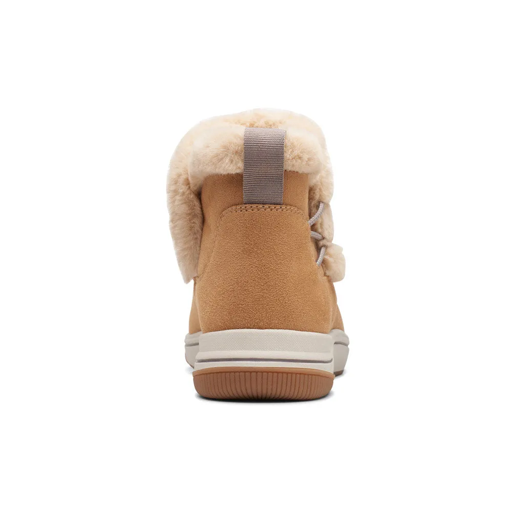 Clarks Breeze Fur Bootie Tan (Women's)