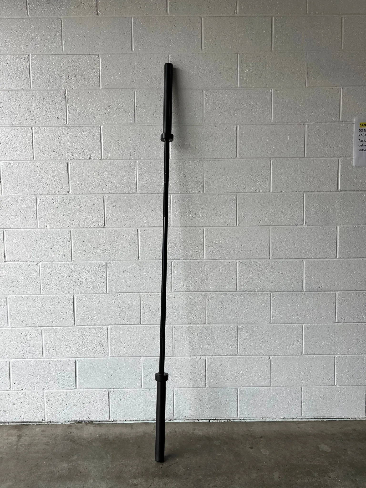 Courage Blacked Out 45lb Barbell