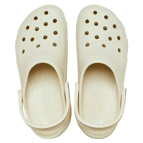 Crocs Ladies Classic Platform Clogs - 206750 - Bone