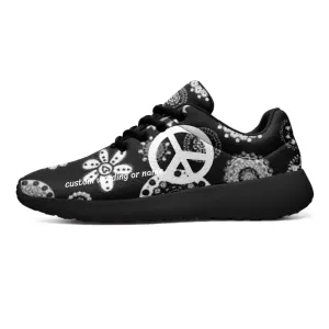 Custom NL Shoes with Love and Peace Theme, Personalizable Names â€?Tailored for Those Embracing the Values of Love and Peace,NL-067-23025001