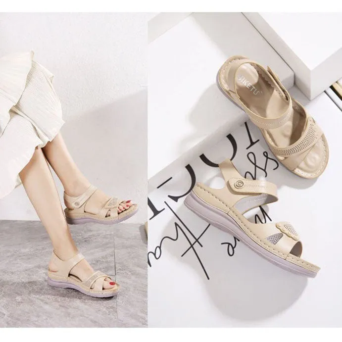 Cuzcare Comfortable Sandals Women Summer Wedges Casual Breathable