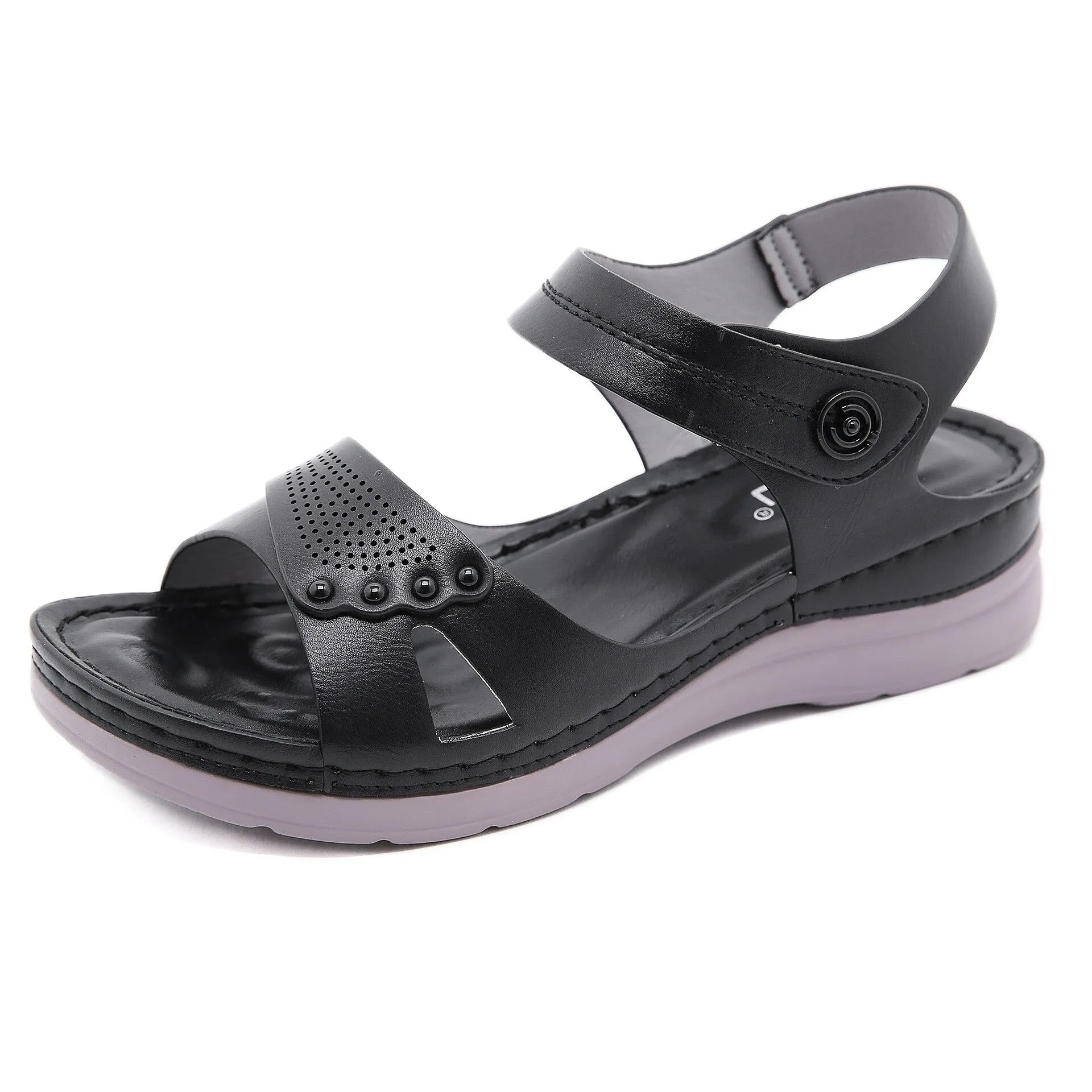 Cuzcare Comfortable Sandals Women Summer Wedges Casual Breathable