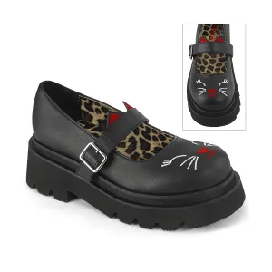 Demonia Kitty Mary Janes