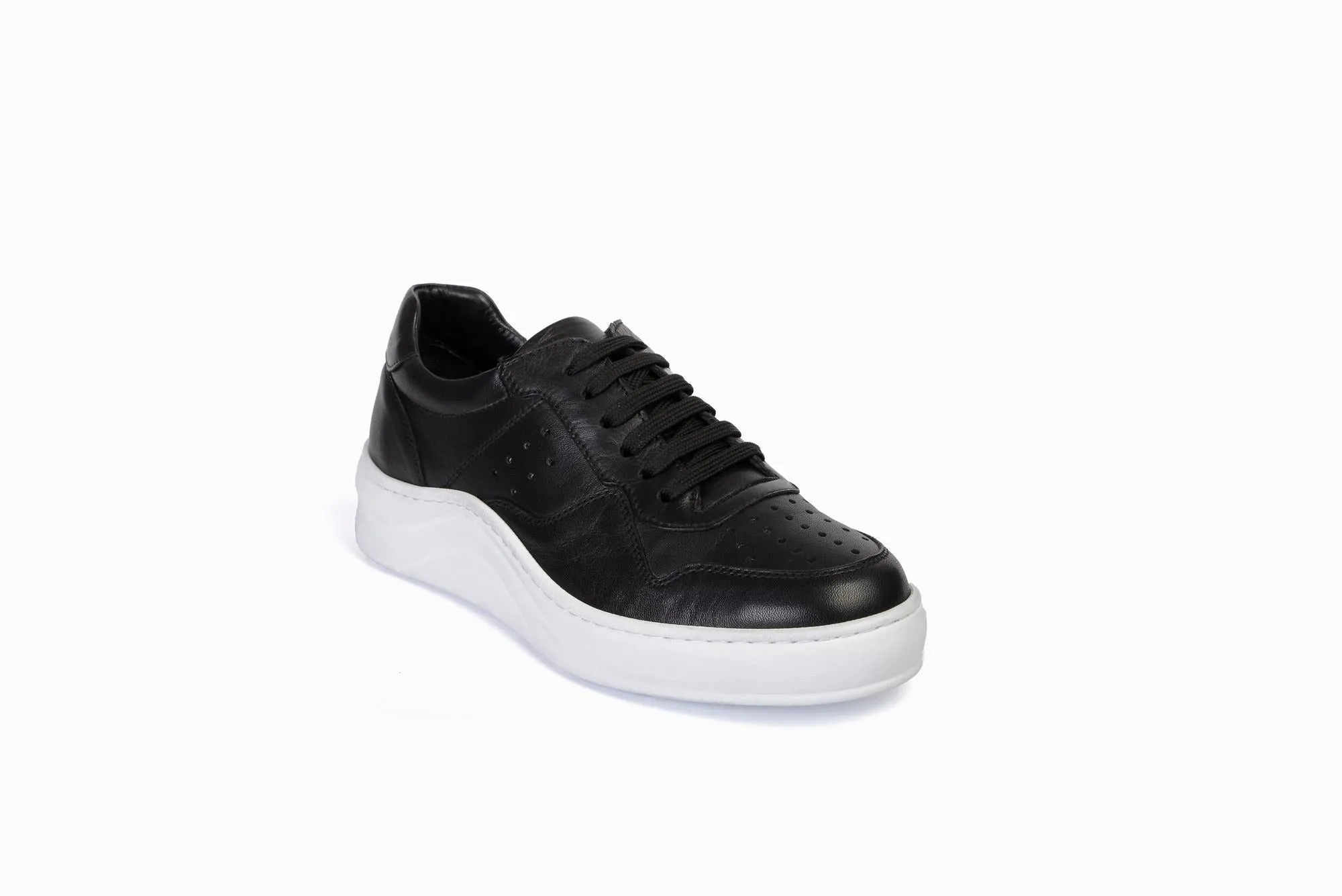 FOOT FEDERATION LACE-UP WOMEN'S SNEAKER BLACK