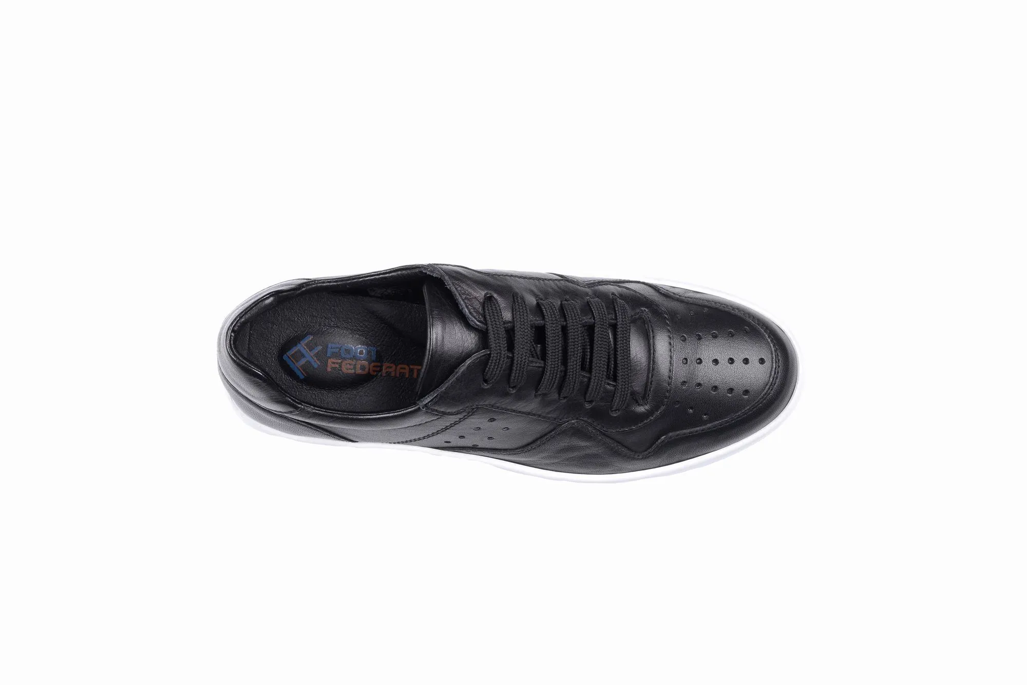 FOOT FEDERATION LACE-UP WOMEN'S SNEAKER BLACK