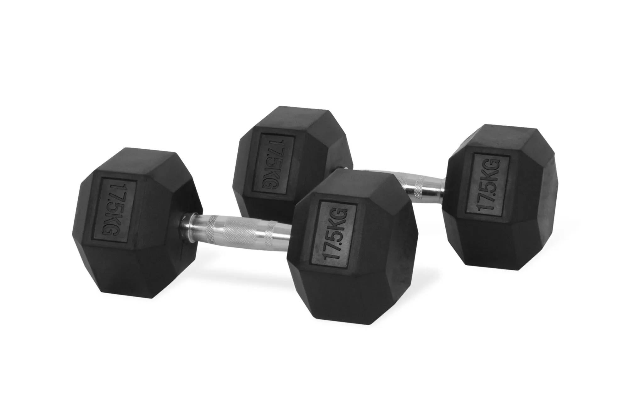 Hexagon Rubber Dumbbell (Competition Used KG)