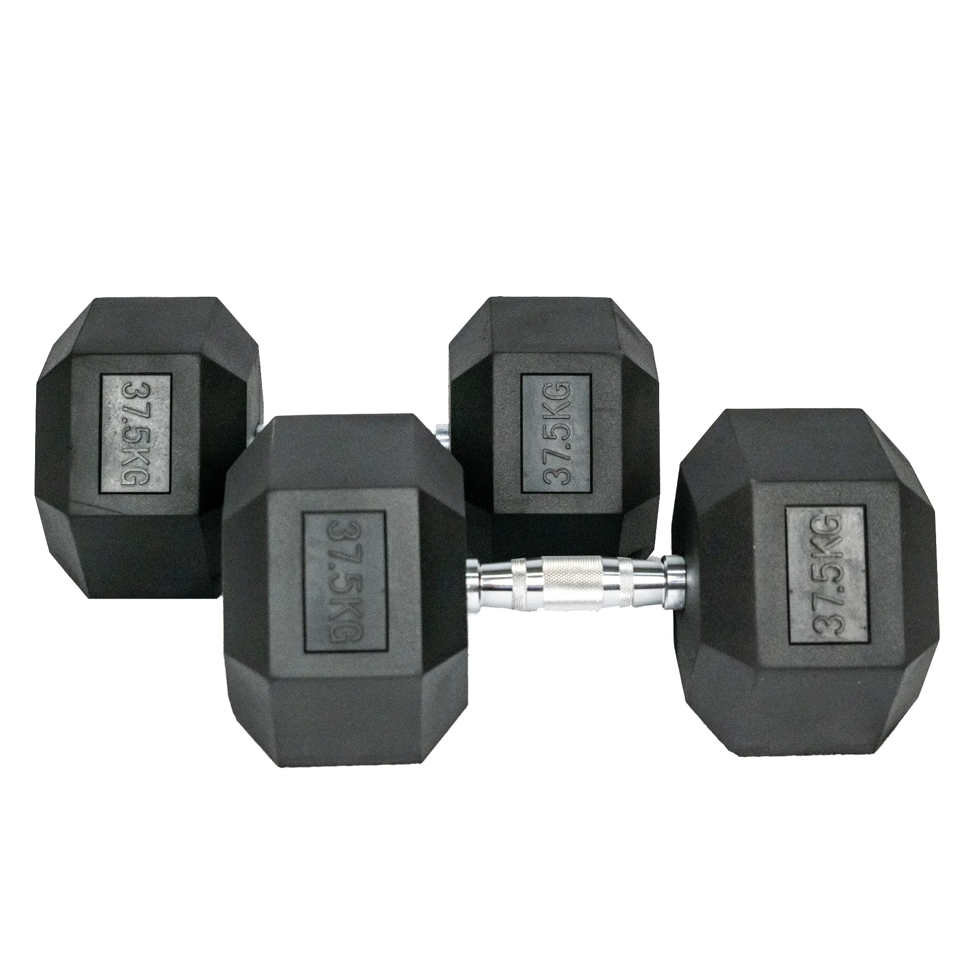 Hexagon Rubber Dumbbell (KG)