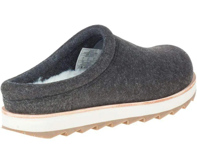 Merrell Women's Juno Clog Wool Slippers- Black