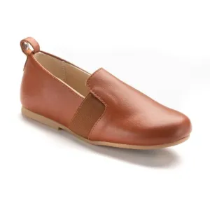 Richard - Tan Soft Leather Slip On for Boy by Manuela de Juan