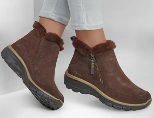 Skechers Ladies  Ankle Boots - 167862 -Brown