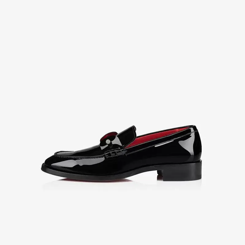 Sleek Patent Leather Loafers