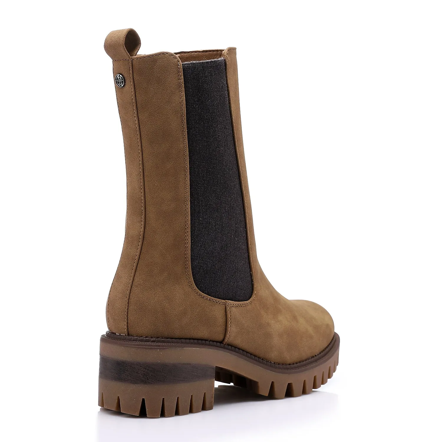 SUN-DVTH-012 Suede Half Boot