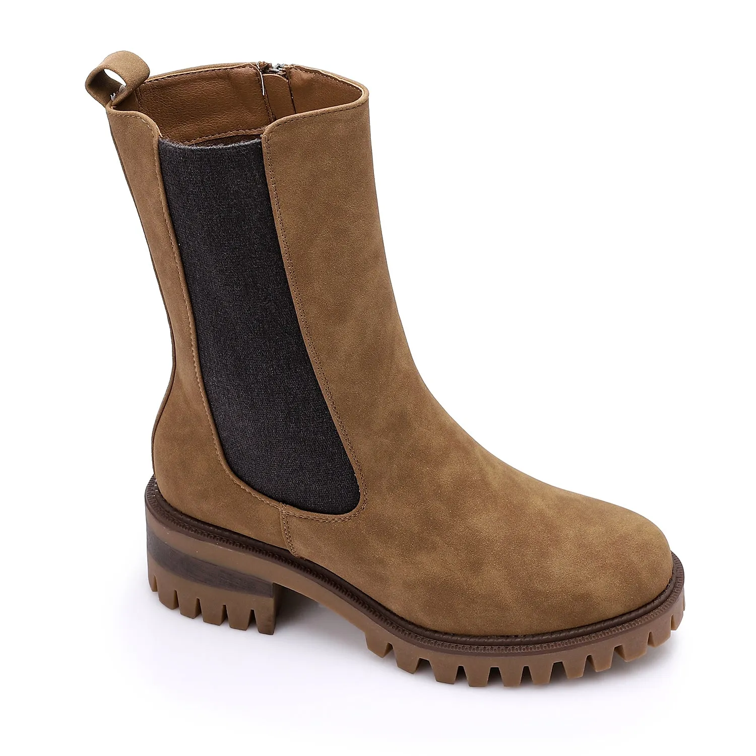 SUN-DVTH-012 Suede Half Boot