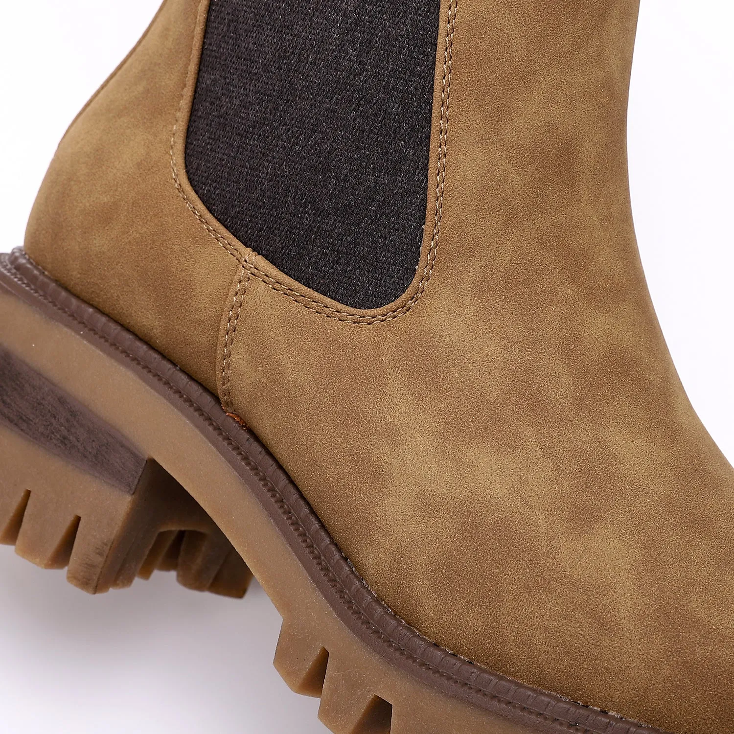 SUN-DVTH-012 Suede Half Boot