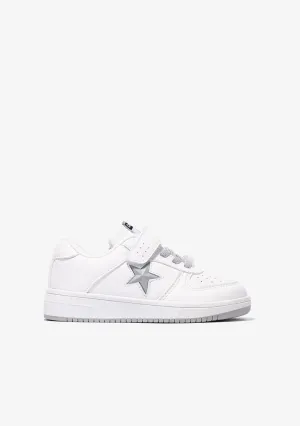 Unisex White Star With Lights Sneakers